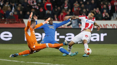 A player from the Rangers showed his behavior!