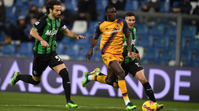 AN INCONSIDERABLE MOVE COST HIM DEARLY: Afena Ohene-Gyan finished his episode in Roma!