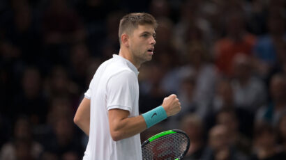 Through Evans, Krajinovic scheduled a match with Tsitsipas