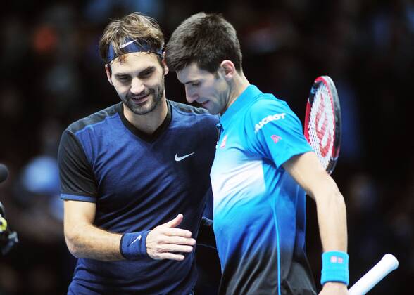 Novak and Federer amused everyone around them