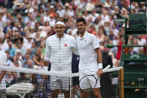 Novak admitted that Federer set the standard in the "white sport"