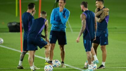 Scaloni: Everything was perfect for a long time, I’m calm because I know the players will leave their last drop of sweat on the field