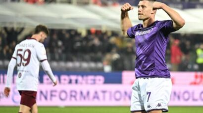 JOVIC SHOOTER: Fiorentina better than Torino for the semi-finals of the Cup