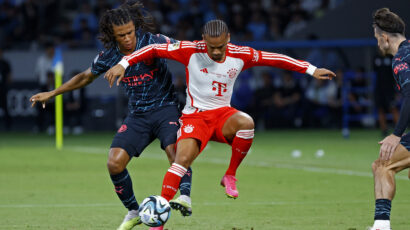 Manchester City beat Bayern in a friendly match