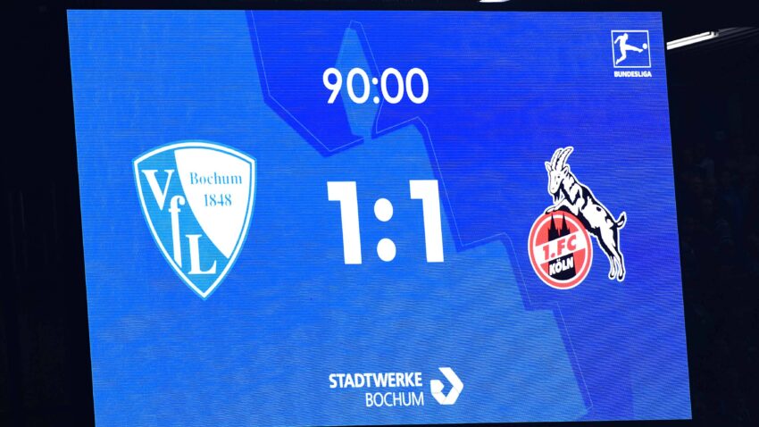 Bochum and Cologne shared the points