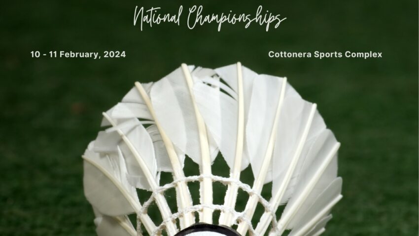 National Badminton Championships on 10-11 February at Cottonera SC