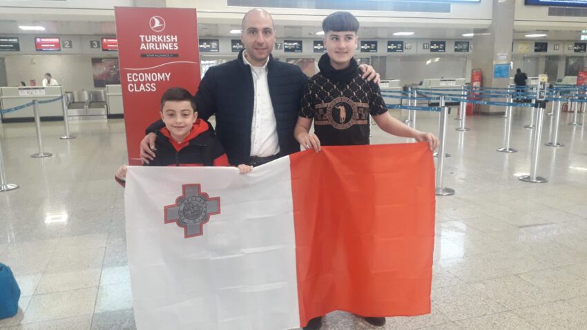 Xavier Rizzo and Adam Pace for the European Junior Snooker Championship