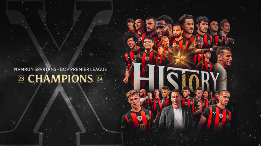 Hamrun Spartans for the 10th time in history