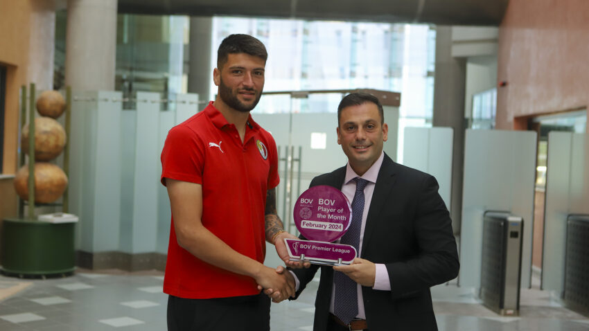 Luke Montebello BOV player of the Month