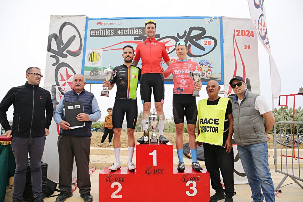 Simone Cerio Wins The 28Th Edition Of The International Tour Of Malta, Meanwhile Etienne Bonello And Jessica Pratt Won The Other Categories | Maltasport.mt