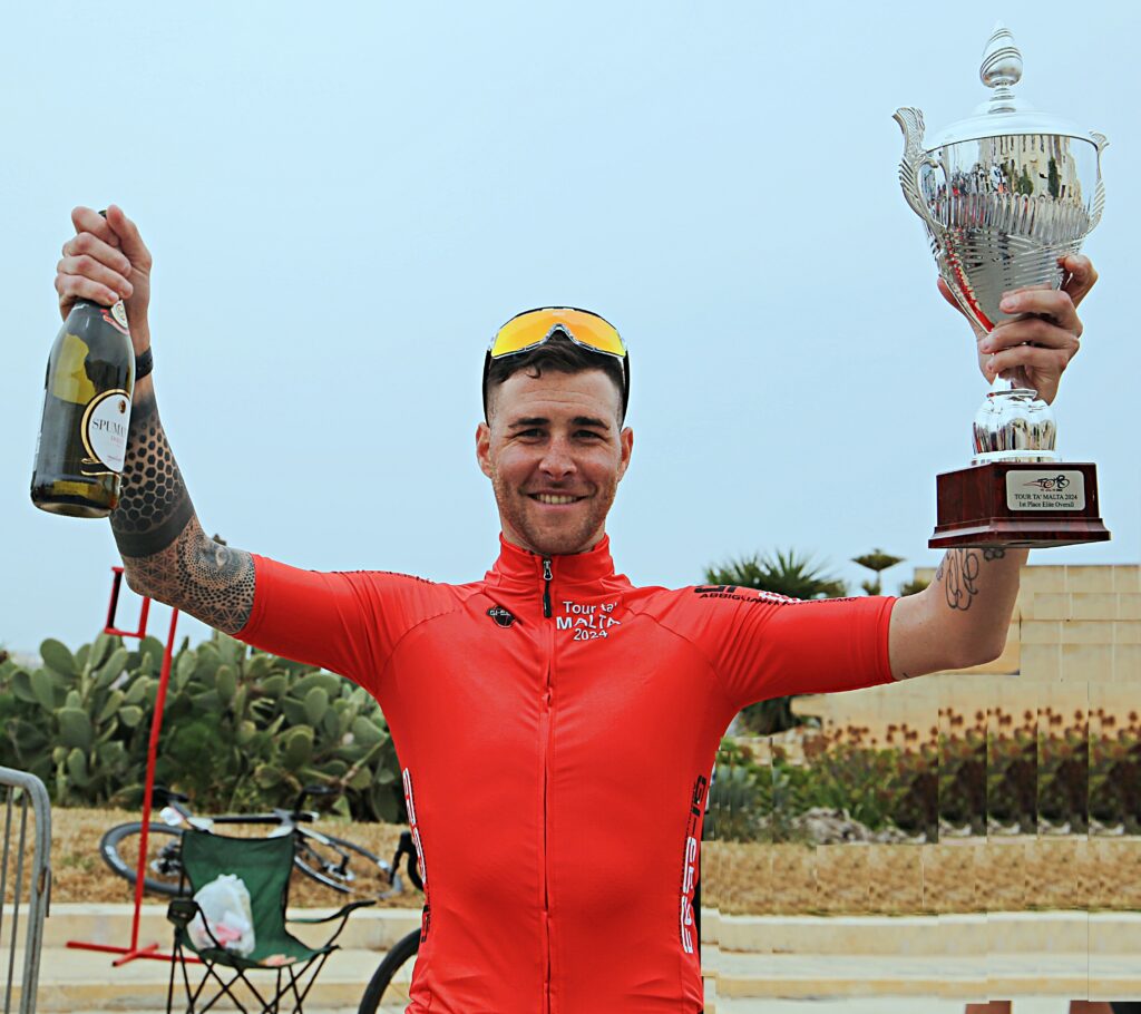 Simone Cerio Wins The 28Th Edition Of The International Tour Of Malta, Meanwhile Etienne Bonello And Jessica Pratt Won The Other Categories | Maltasport.mt