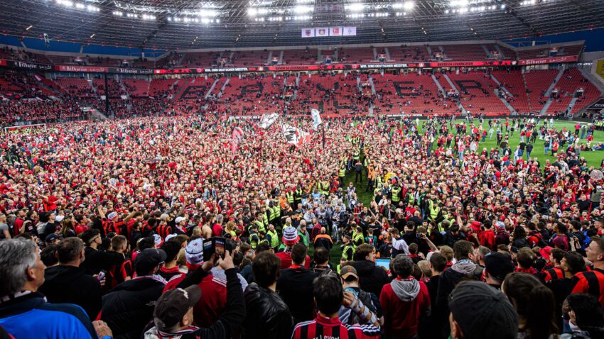 Bayer Leverkusen win historic first Bundesliga title
