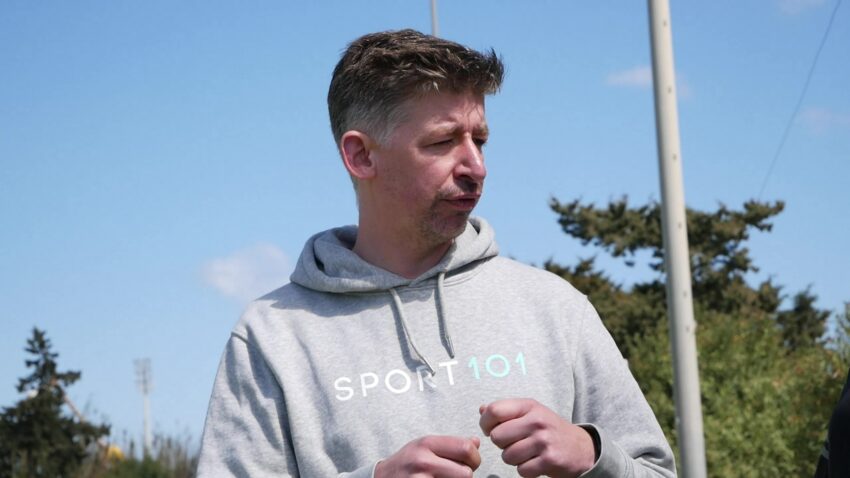 Renowned hockey coach Mike Irving in Malta