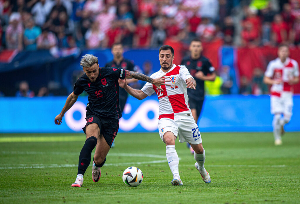Gjasula Scores Own Goal And Late Equaliser To Save Game For Albania. Croatia Stunned. | Maltasport.mt