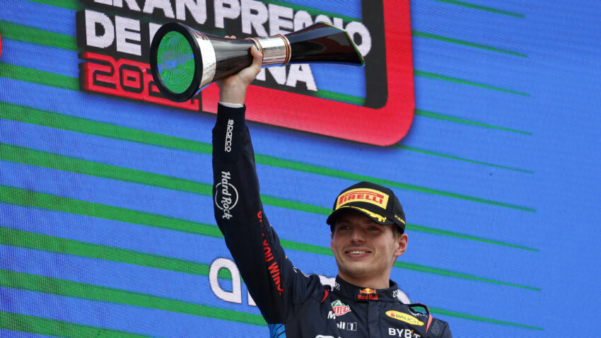 Max Verstappen denies Lando Norris comeback charge for win as Lewis Hamilton makes podium return