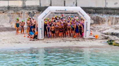 Luca Vella and Rossana Oddi win first race of the Garmin BSJ Open Water Swimming Championships