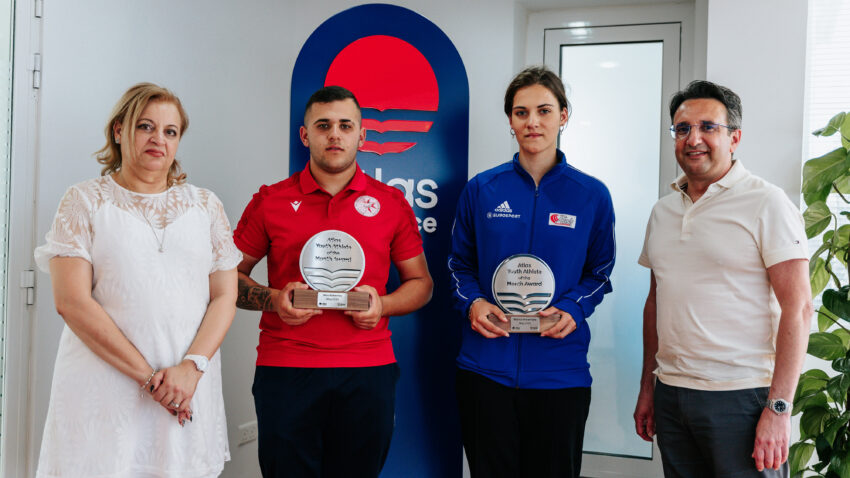 Bianca Shoemake and Nico Sciberras win May Atlas Youth Athlete of the Month