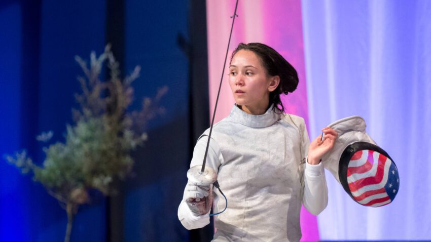 Lee Kiefer wins her second gold medal in female foil fencing