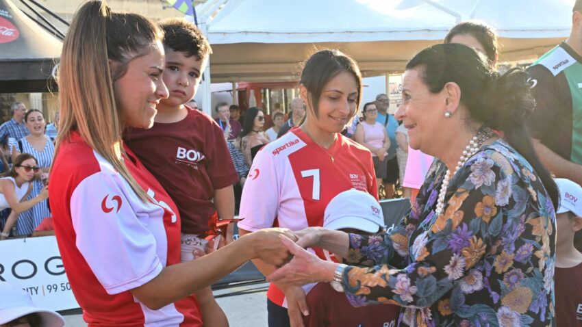 BOV Volleyball Marathon in aid of Dar tal-Providenza inaugurated by Malta President