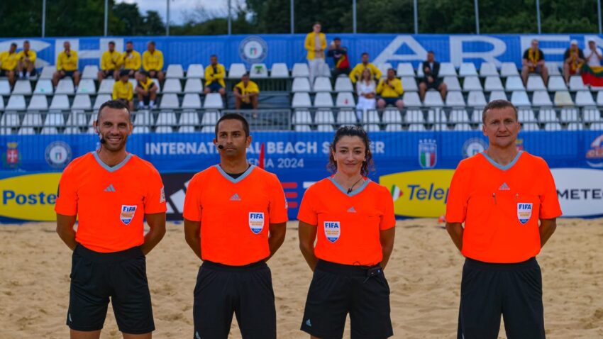 International duties for top Maltese FIFA Beach Soccer referee Stephania Bonnici in Tuscany