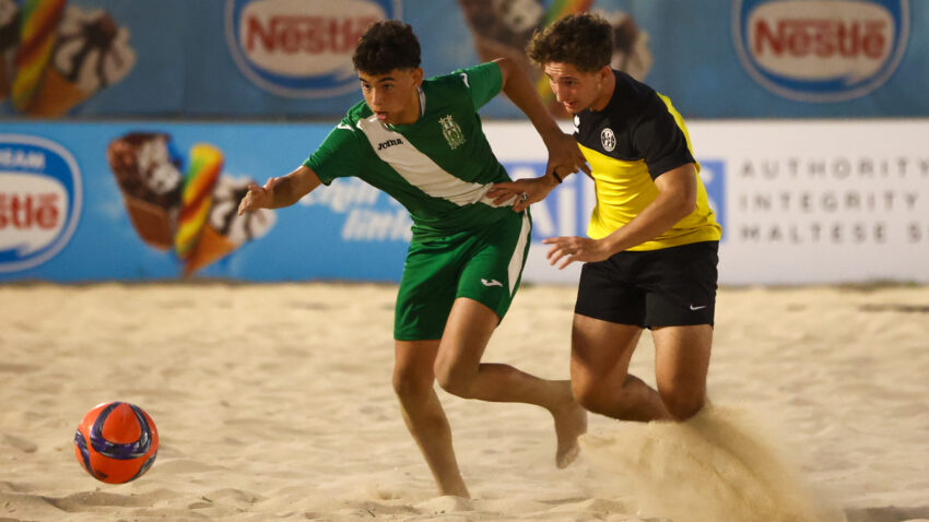Marsascala, Valletta and Floriana win the finals of Beach Soccer in youths category