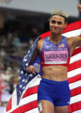 Sydney McLaughlin-Levrone breaks world record to win another Olympic gold in 400m hurdles