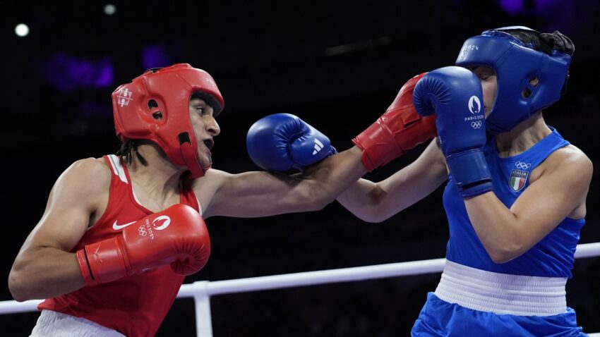 Angela Carini pulls out of bout against Imane Khelif within 46 seconds