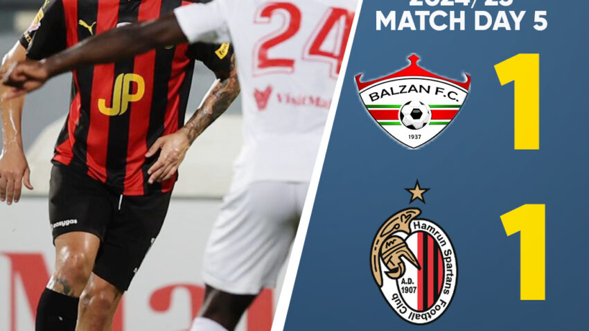 Champions Ħamrun share the spoils with 10 men Balzan