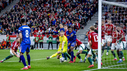 Virgil van Dijk sees red as the Netherlands secure a point in Hungary