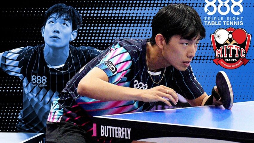 Kim Taehyun in action today in Doha