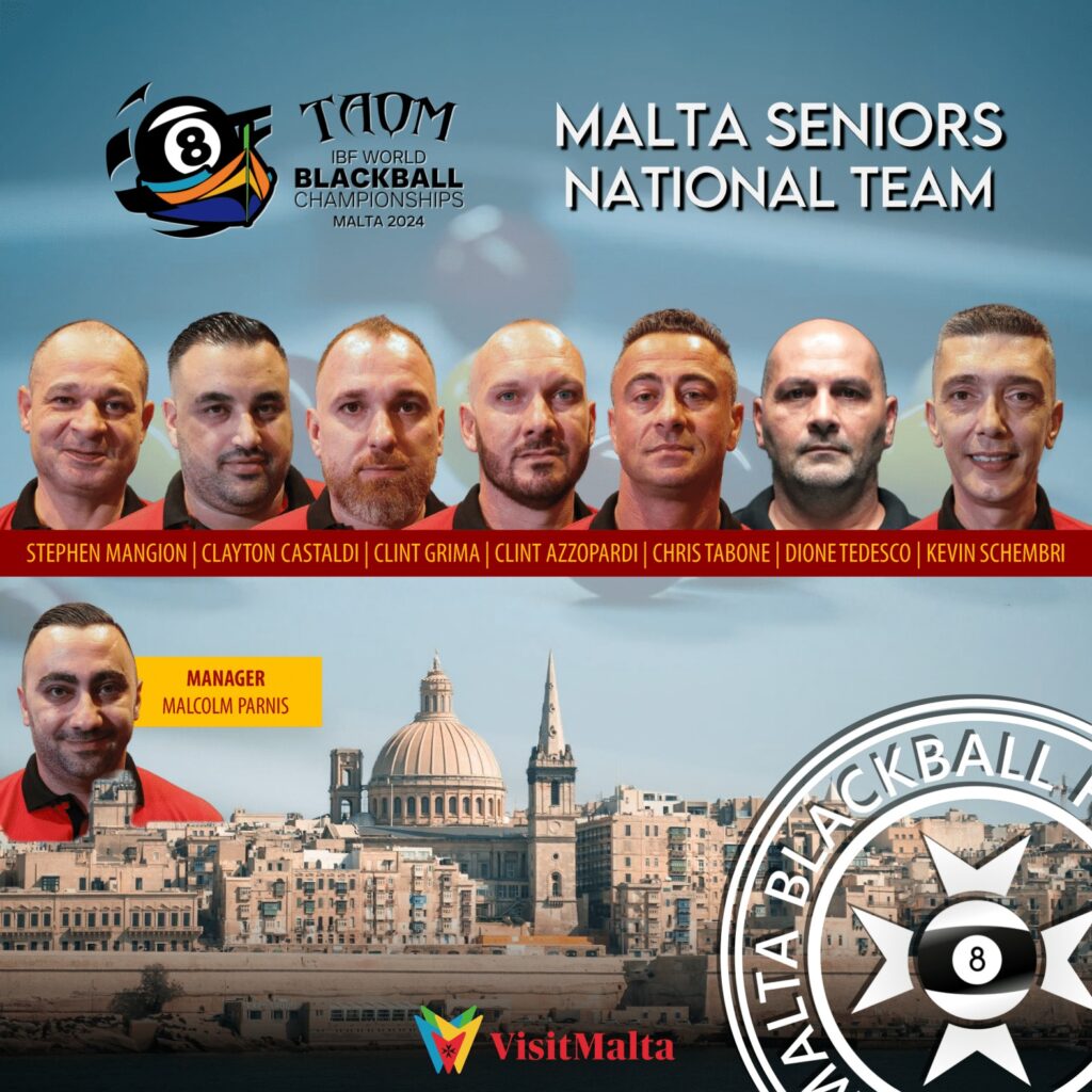 Blackball National Team Players Announced For World Cup 2024 | Maltasport.mt