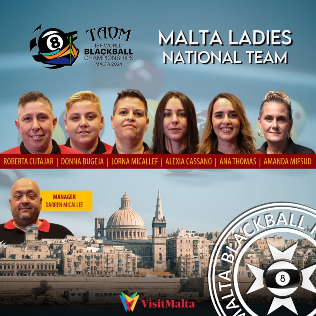Blackball National Team Players Announced For World Cup 2024 | Maltasport.mt