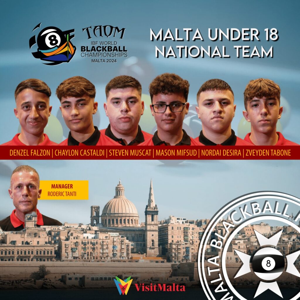 Blackball National Team Players Announced For World Cup 2024 | Maltasport.mt