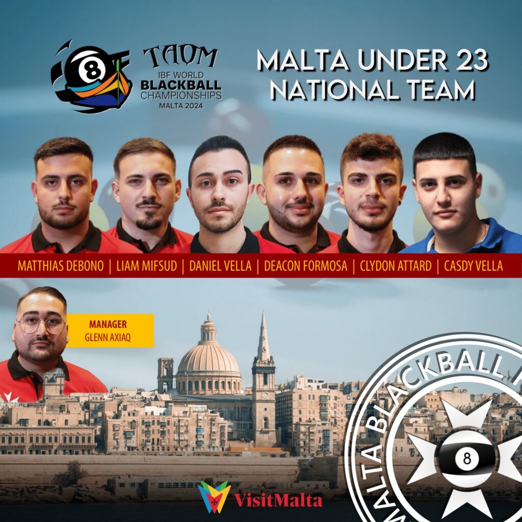 Blackball National Team Players Announced For World Cup 2024 | Maltasport.mt