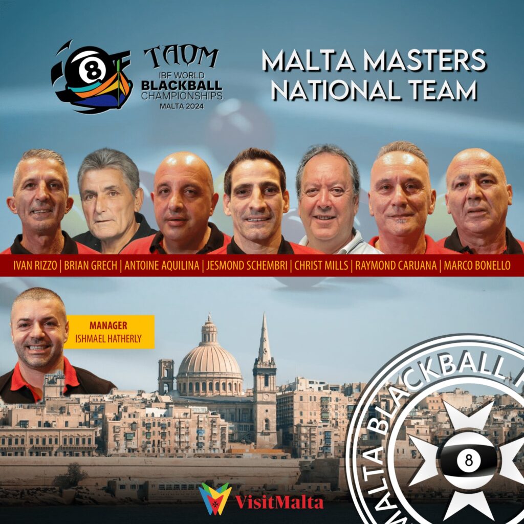 Blackball National Team Players Announced For World Cup 2024 | Maltasport.mt