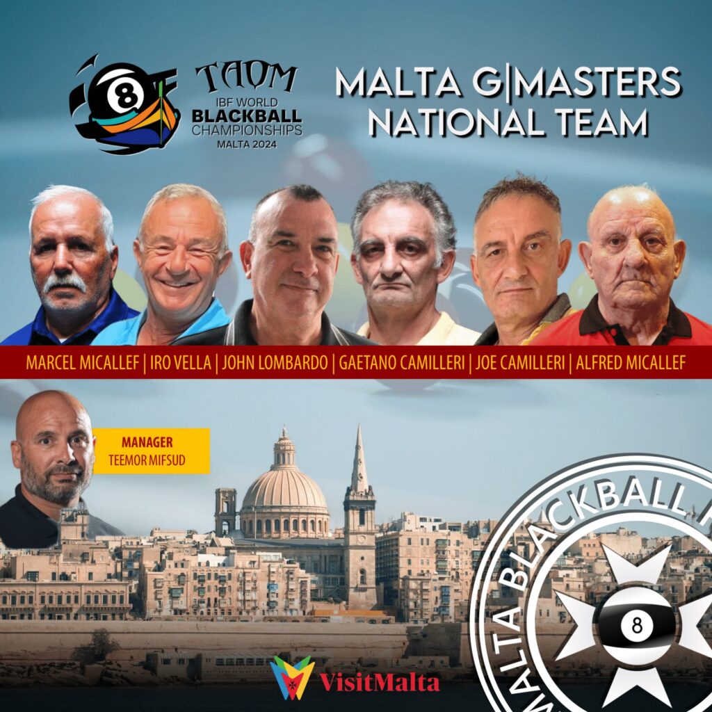 Blackball National Team Players Announced For World Cup 2024 | Maltasport.mt