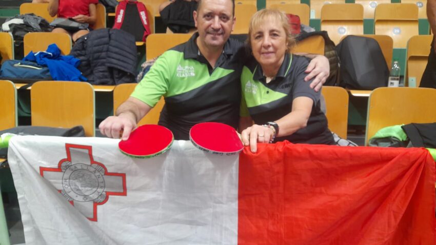 Exceptional day for Maltese players at Parkinson's World Ping Pong Championships in Slovenia