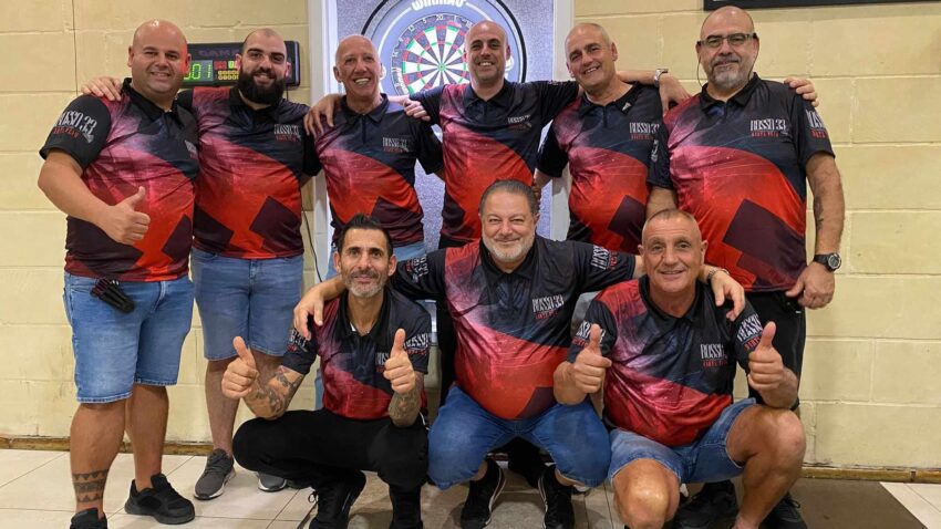 Żejtun Band Club Rosso 33 keep perfect record in darts