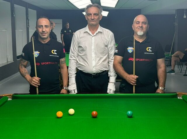 Emmanuel Mallia and Clinton Falzon record easy victories in National Individual Snooker Championships
