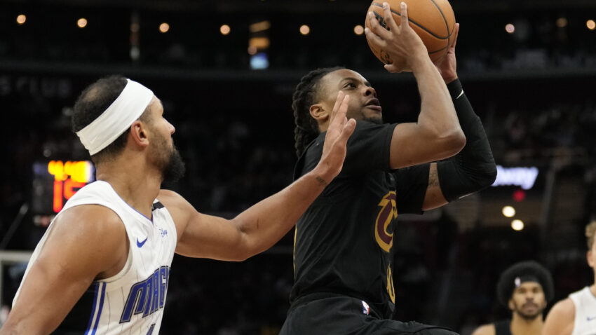 Garland scores 25 points, Cavaliers improve to 6-0 with 120-109 win over Banchero-less Magic