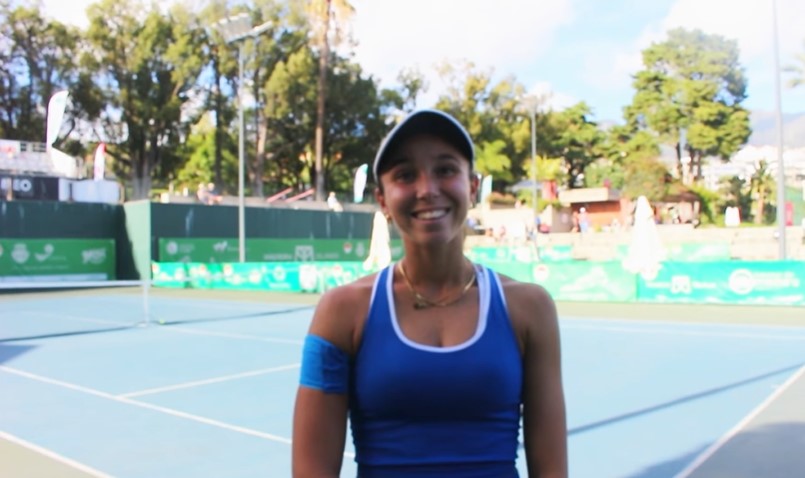 Francesca Curmi smiles as she is on the verge of making Malta super proud of her again