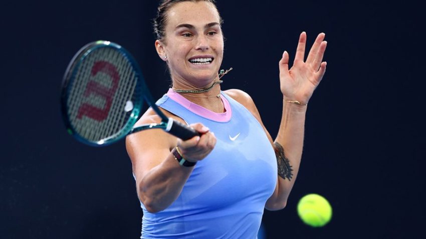 Sabalenka starts season with comfortable Brisbane win