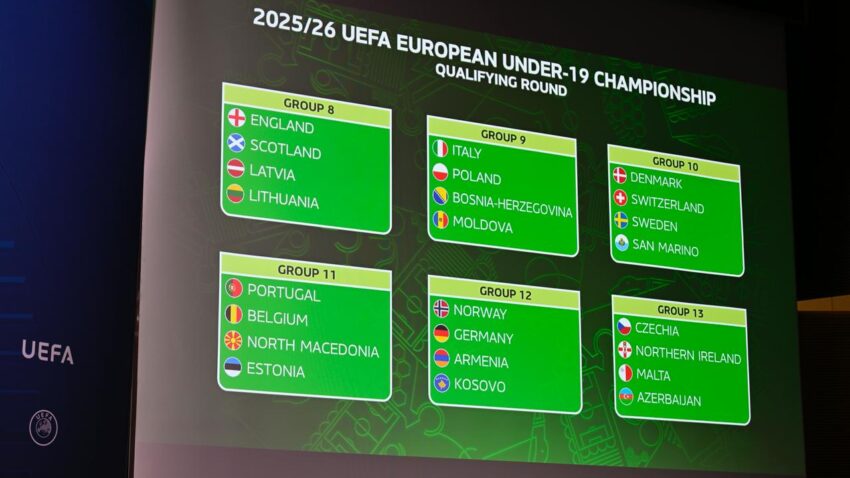 Malta drawn in Group 13 for the 2025/26 Under-19 EURO Qualifiers