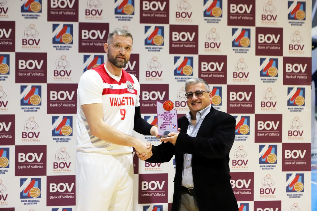 Bov Basketball Player For December 2024 | Maltasport.mt