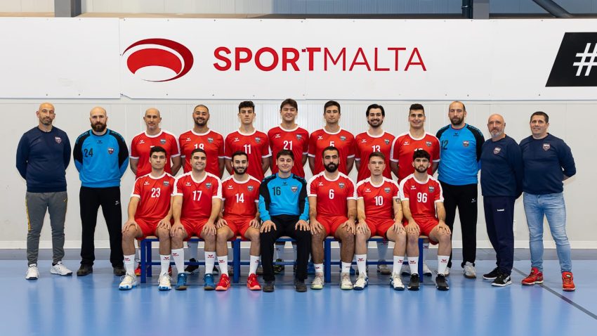 Maltese men's Handball team compete in 2028 European Qualifiers