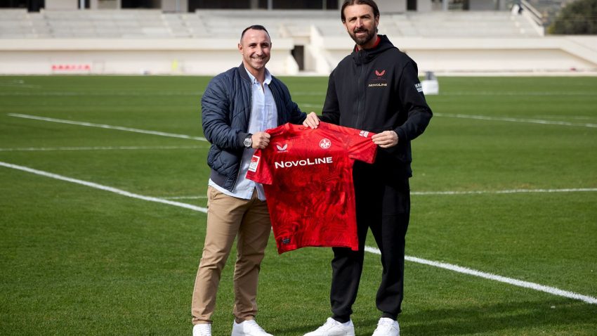 Michael Mifsud visits FC Kaiserslautern training camp in Malta