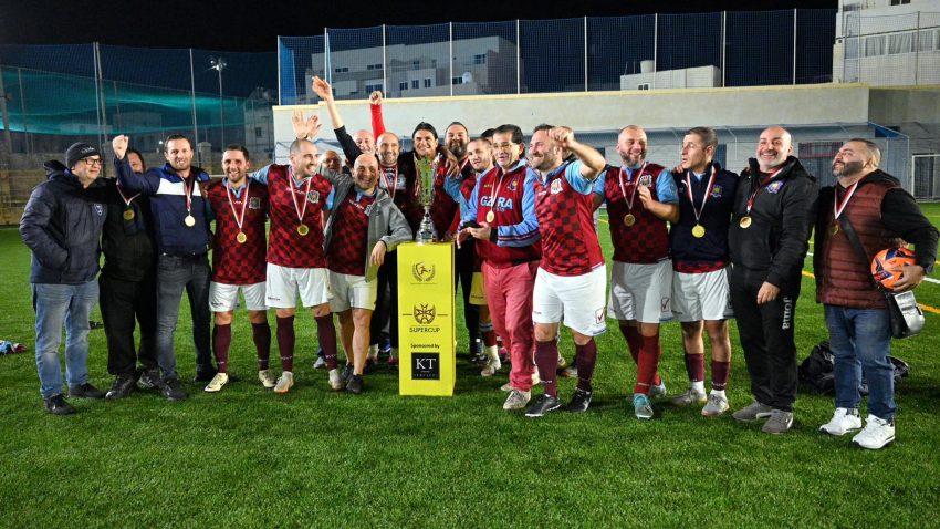 Gżira United Veterans clinch VMFA Super Cup with thrilling victory