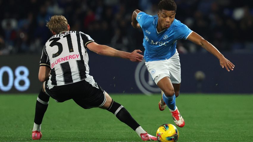 Ekkelenkamp's strike denies leaders Napoli crucial win over Udinese