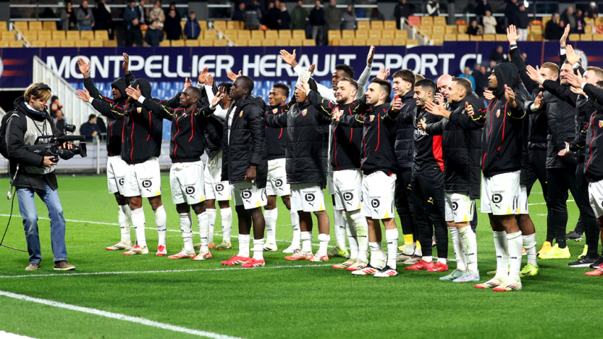 Lens up to fifth after taming Montpellier as both managers see red in feisty affair