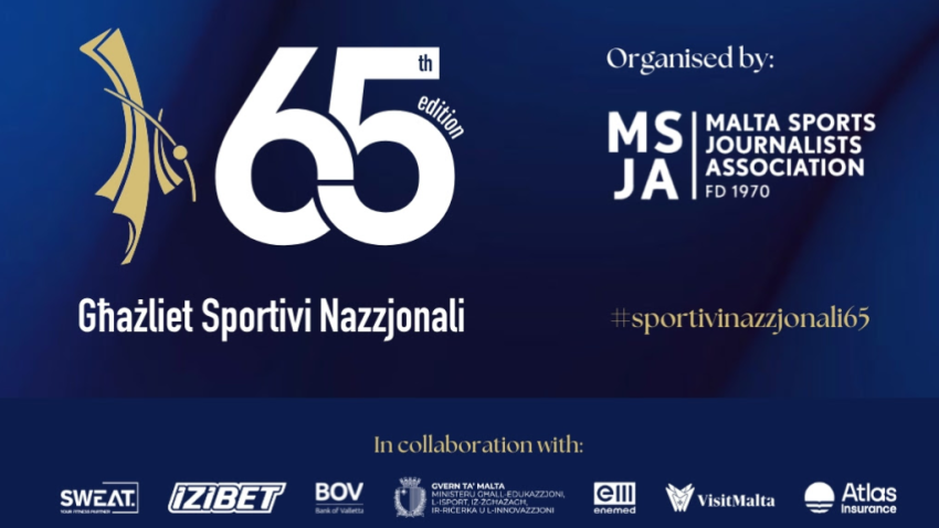 Finalists announced for the 65th edition of Għażliet Sportivi Nazzjonali